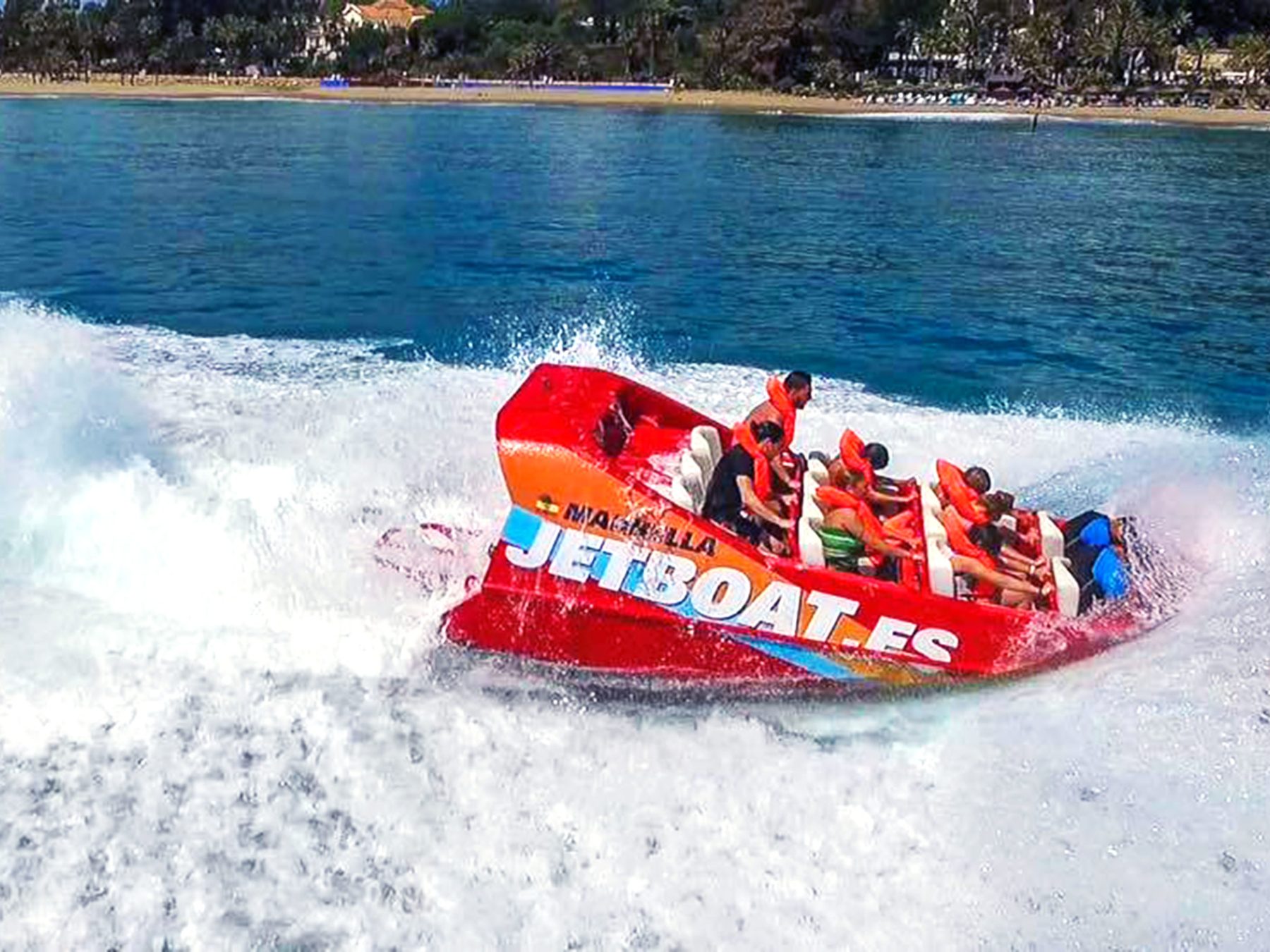 a small boat in a body of water