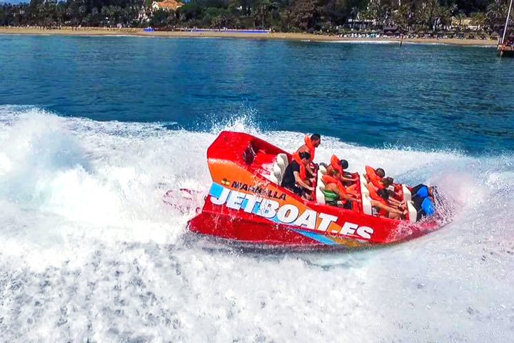 a small boat in a body of water